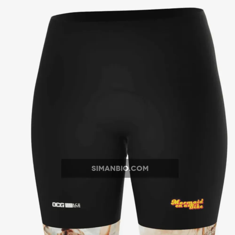 Women's The Mermaid Series 1 Gel Padded Cycling Shorts
