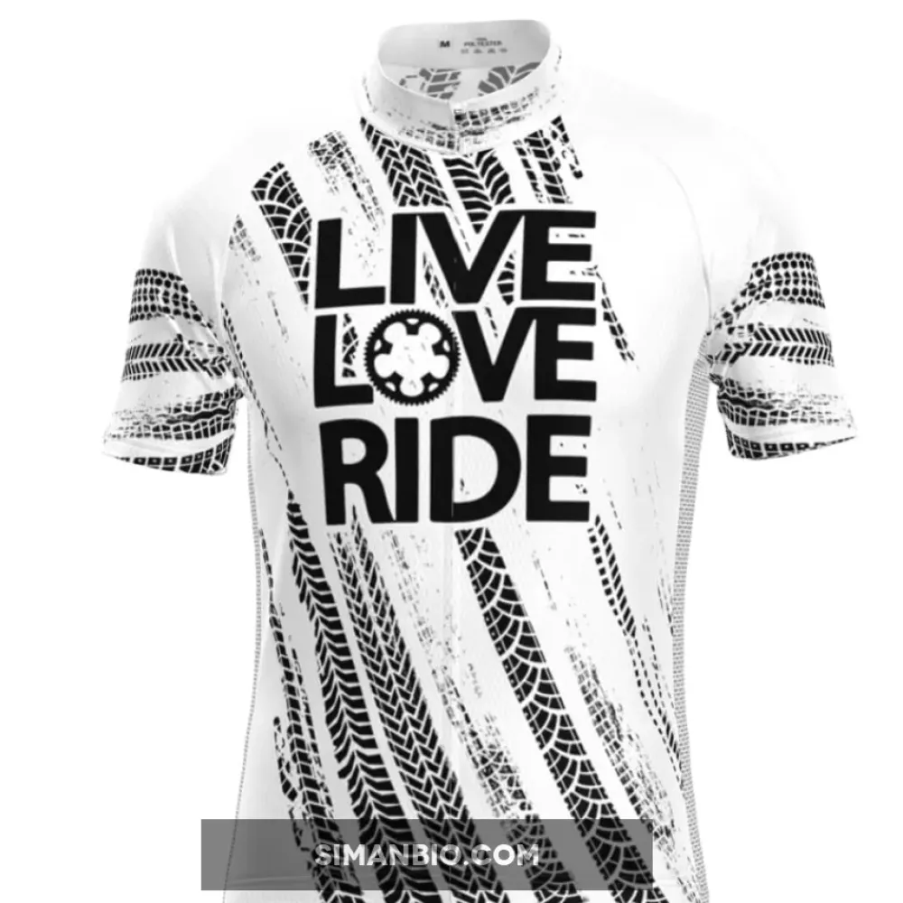 Men's Live Love Ride Short Sleeve Cycling Jersey