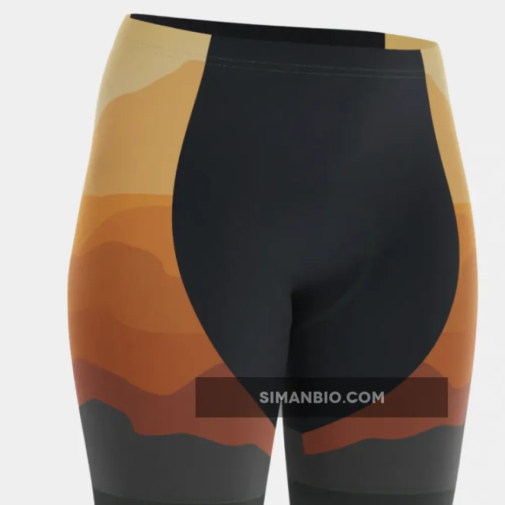 Women's Ride Free Sunset Gel Padded Cycling Shorts