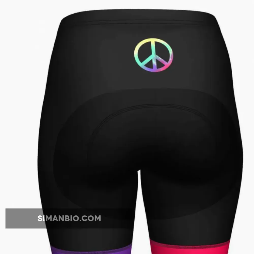 Women's Peace Pro-Band Cycling Shorts