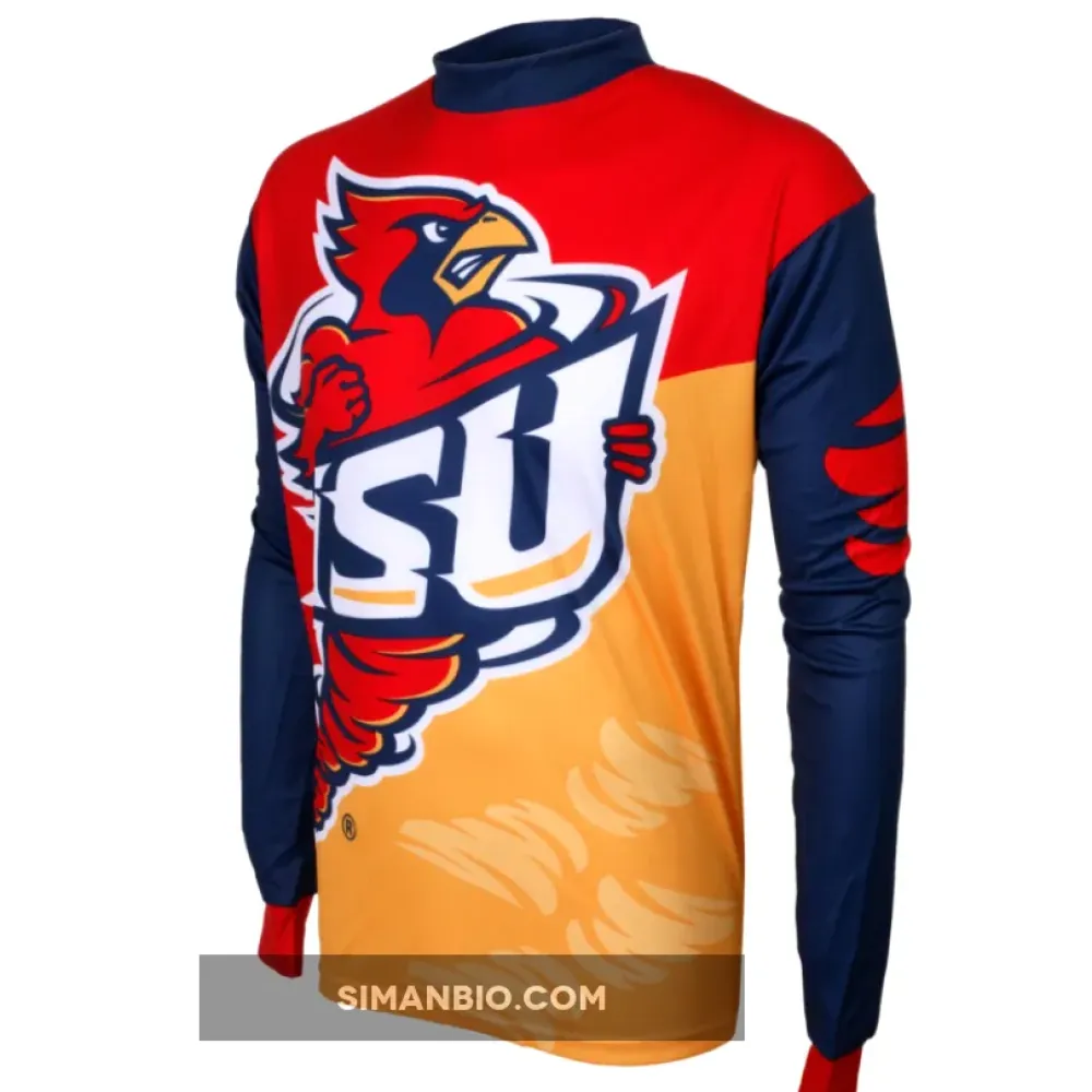 NCAA Iowa State Cyclones Mountain Long Sleeve MTB Bike Cycling Jerseys