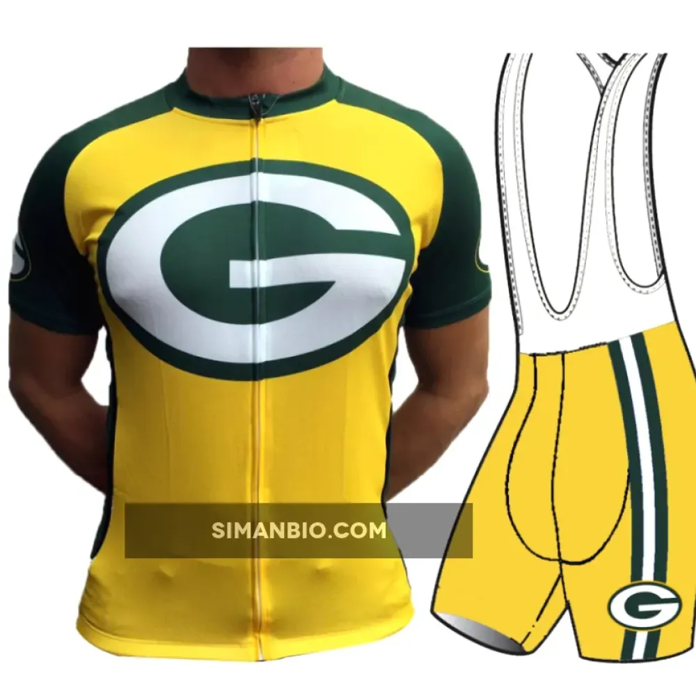 NFL Green Bay Packers Short Sleeve Cycling Jersey