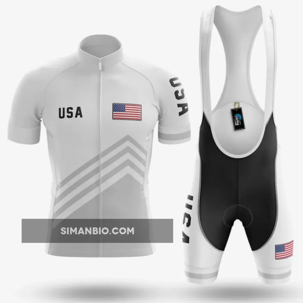 USA S5 White Cycling Kit Full Set