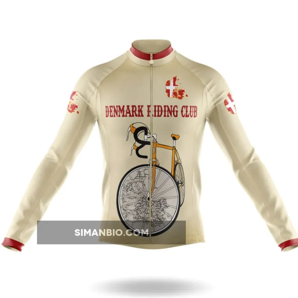 Denmark Riding Club Long Sleeve Cycling Jersey