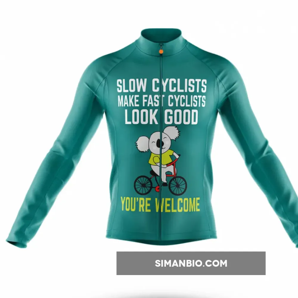 Slow Cyclist Long Sleeve Cycling Jersey Ver.2