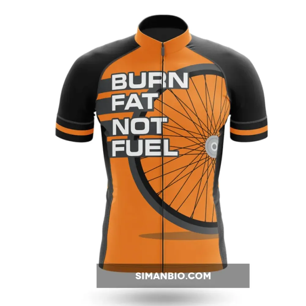 Burn Fat Not Fuel Cycling Jersey
