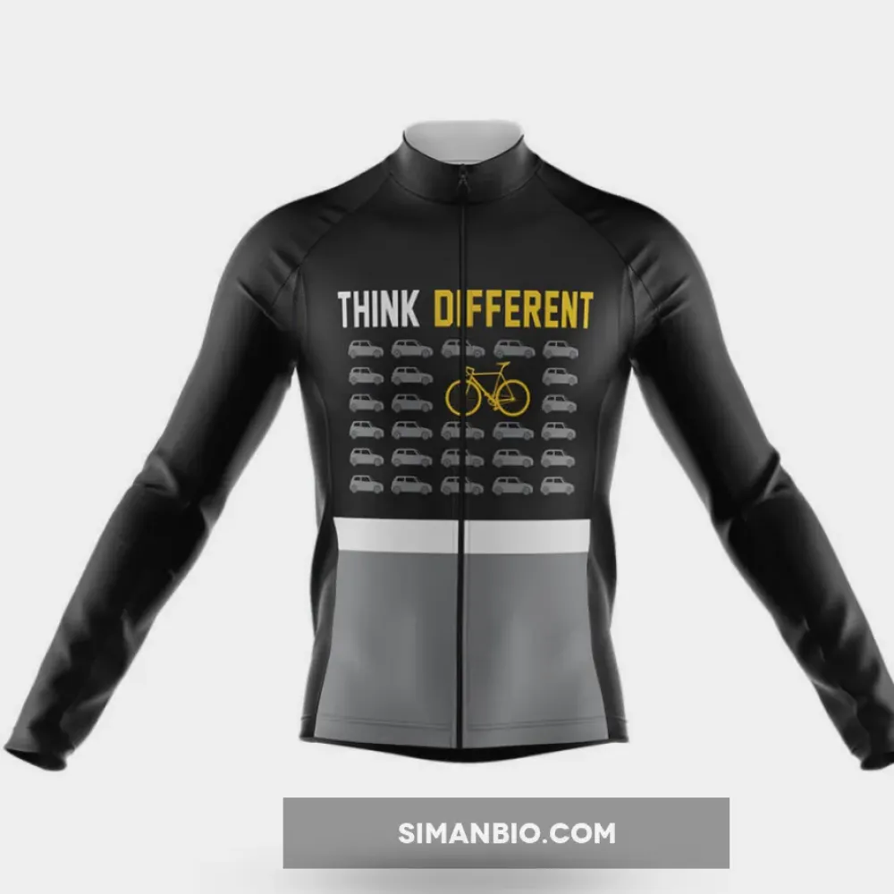Think Different Long Sleeve Cycling Jersey