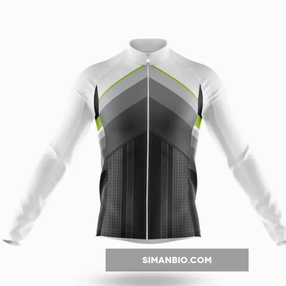 Bold Color Mixing Long Sleeve Cycling Jersey