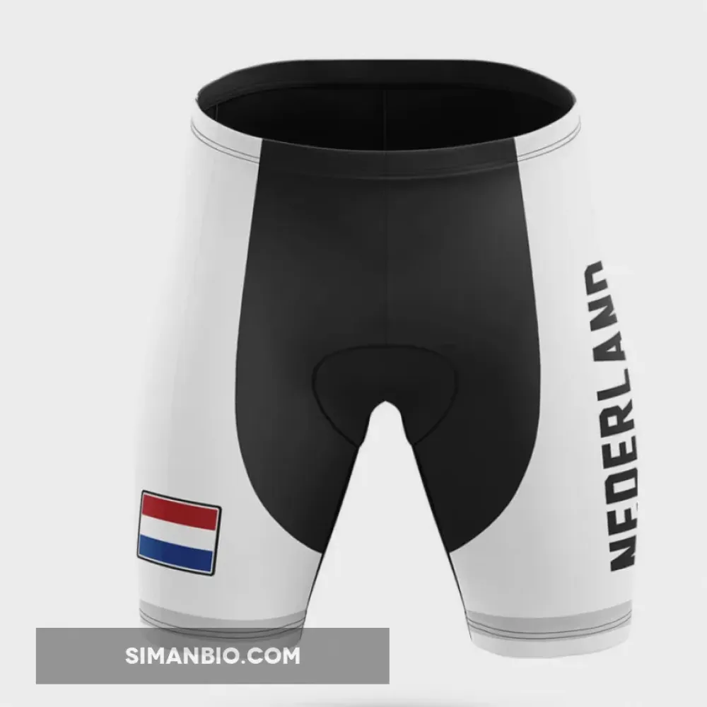 Nederland S5 White - Women - Cycling - Shorts
