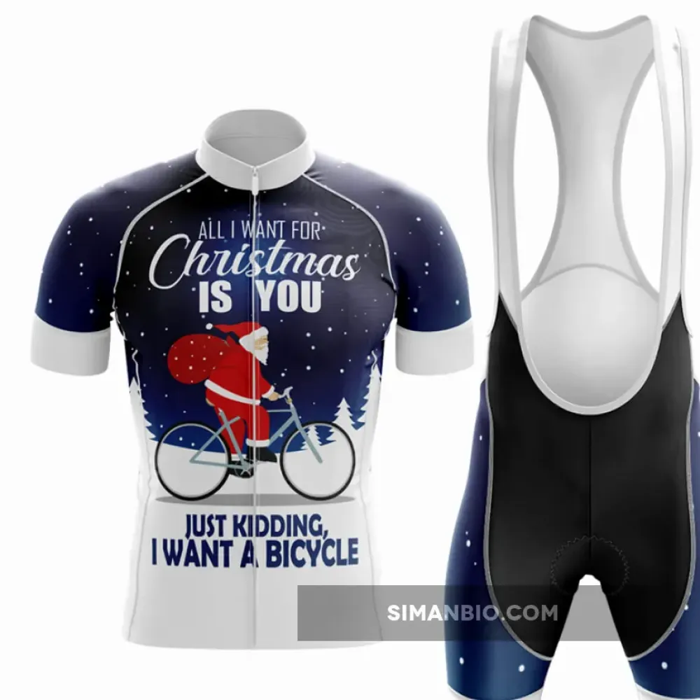 Christmas Men's Cycling Kit / Jersey   Bibs