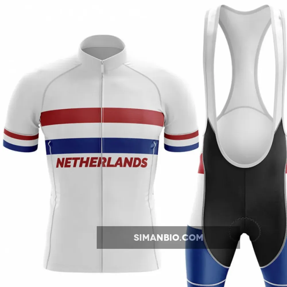 Netherlands V4 Cycling Kit - Jersey   Bibs