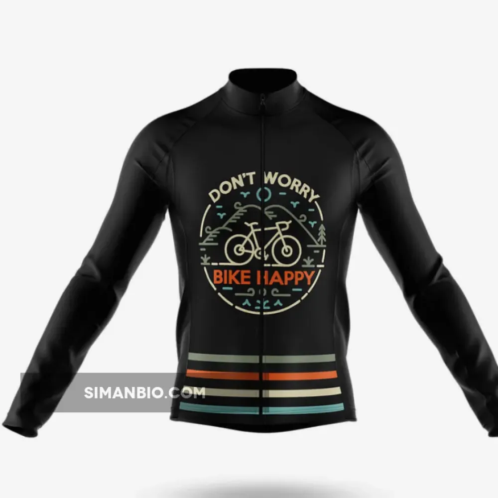 Bike Happy Long Sleeve Cycling Jersey