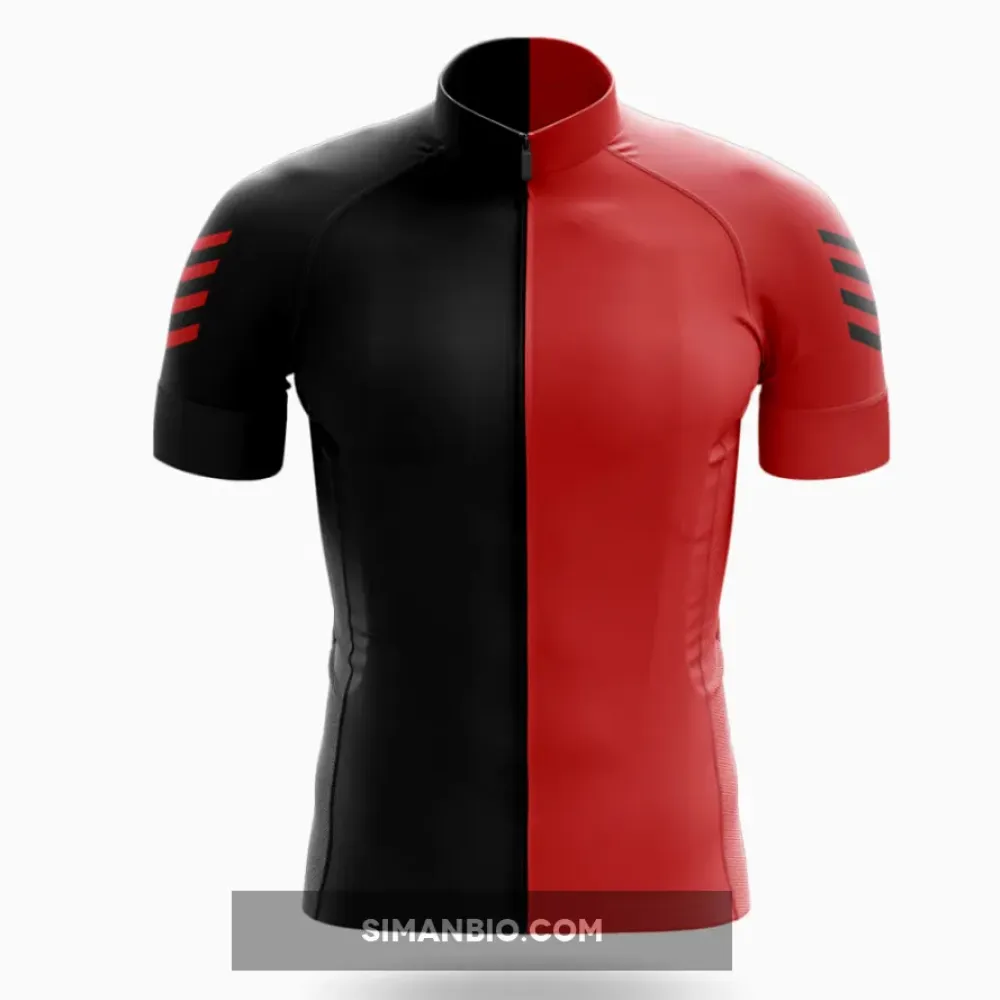 Red Black Cycling Jersey