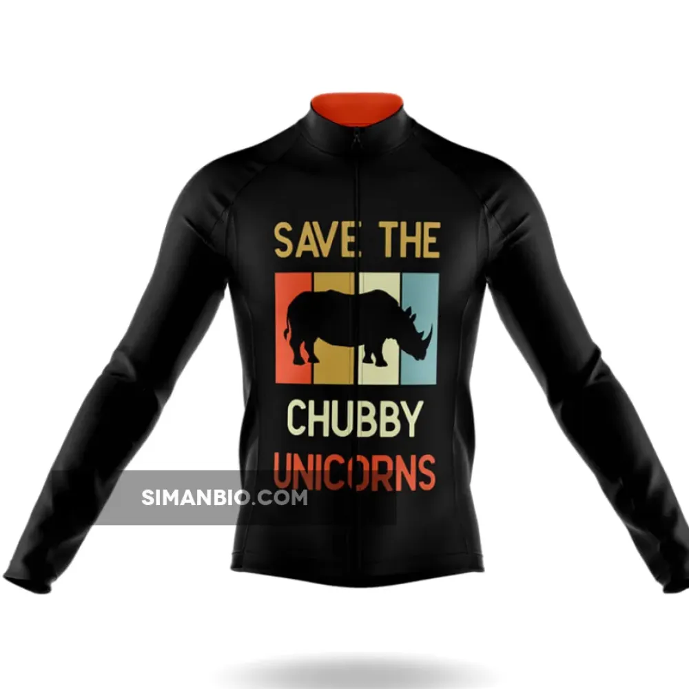 The Chubby Unicorns V8 Long Sleeve Cycling Jersey