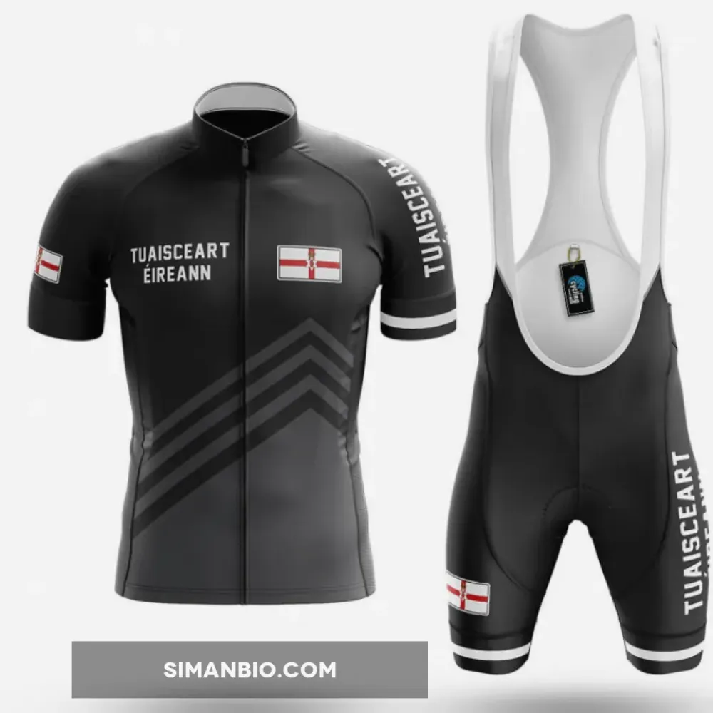 Tuaisceart Éireann S5 Black Cycling Kit Full Set