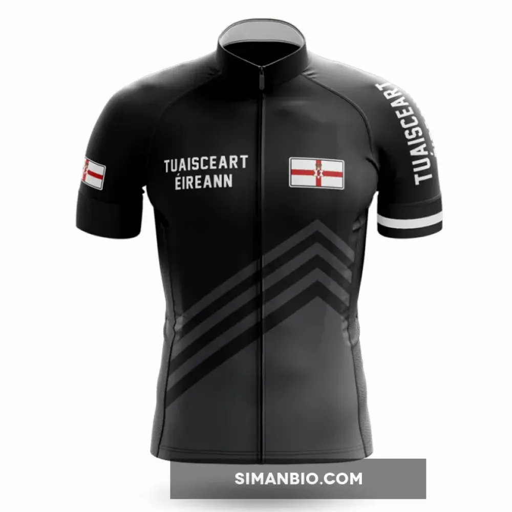 Tuaisceart Éireann S5 Black Cycling Jersey
