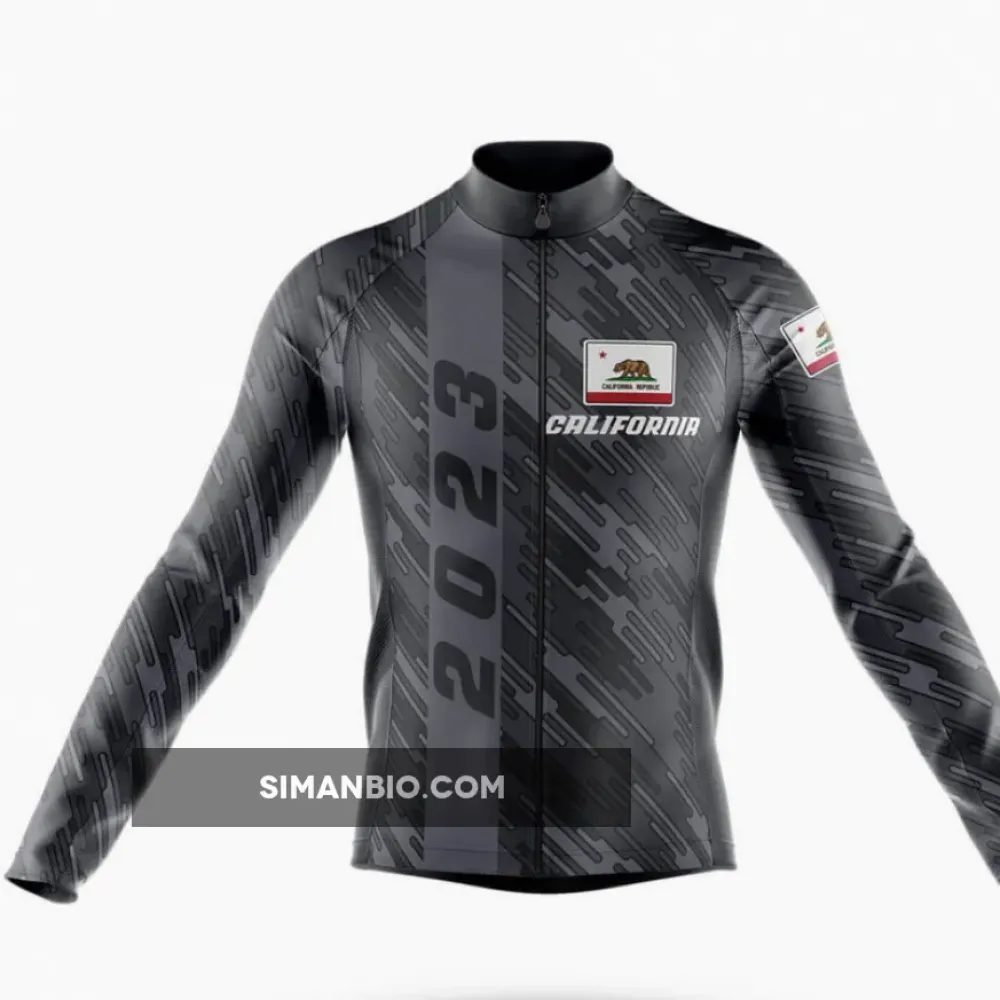California 2023 Long Sleeve Cycling Jersey Ver.3