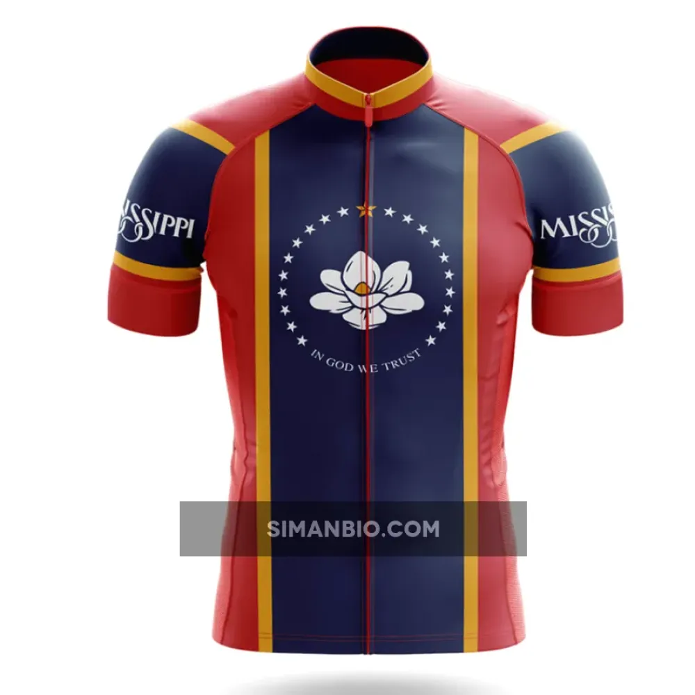 Mississippi State Flag Cycling Jersey