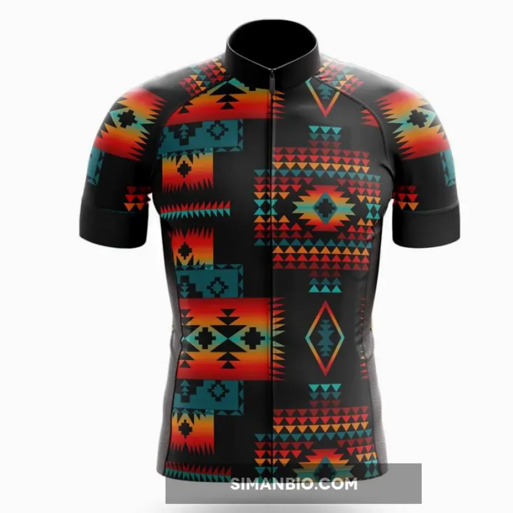 Native American Pattern Cycling Jersey