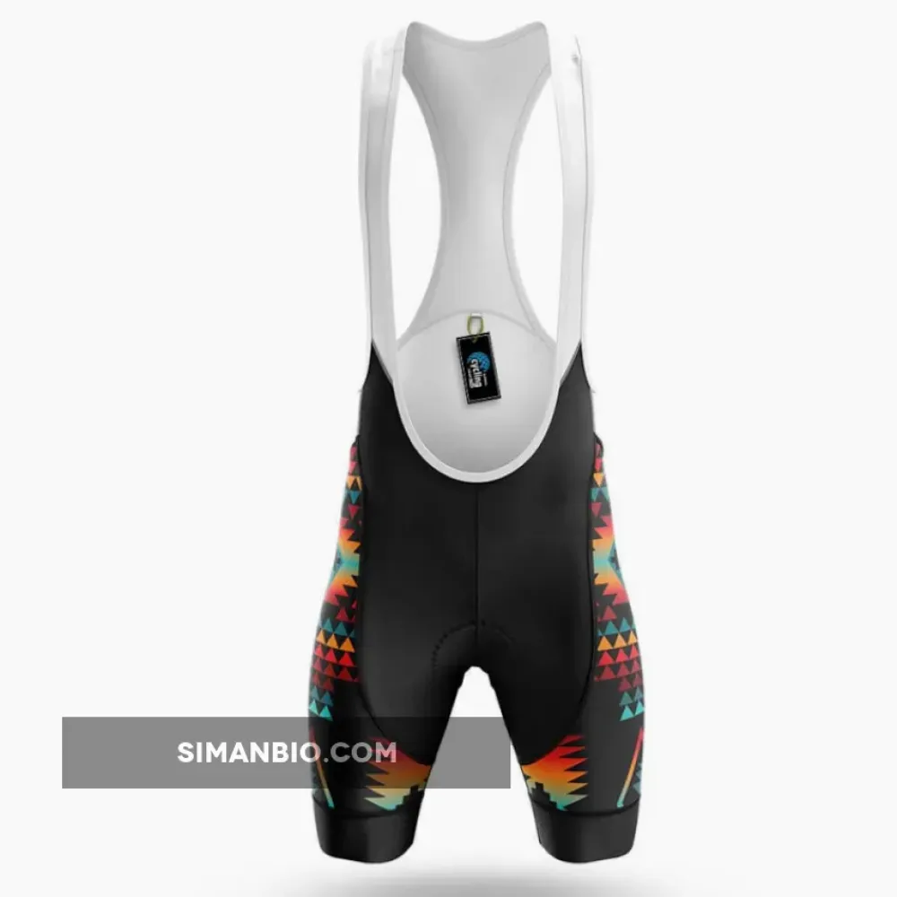 Native American Pattern Cycling Bibs