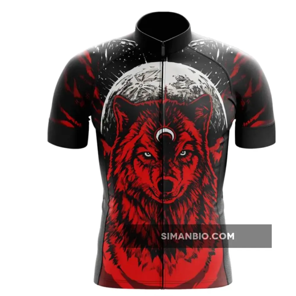 Native Red Wolf Cycling Jersey