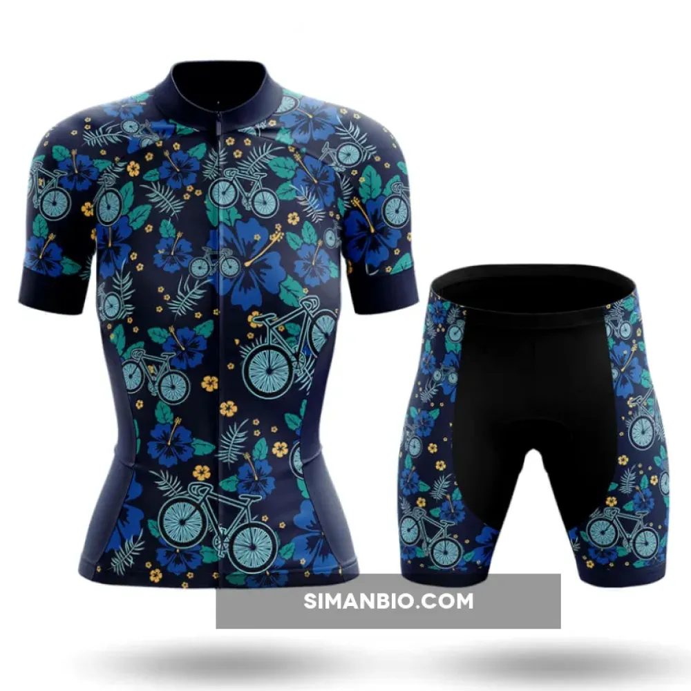 Hawaiian Style V1 - Women- Cycling Kit Full Set