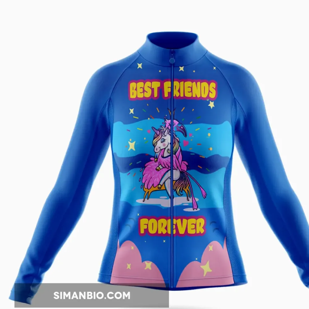 Best Friends Forever - Women - Long Sleeve Cycling Jersey