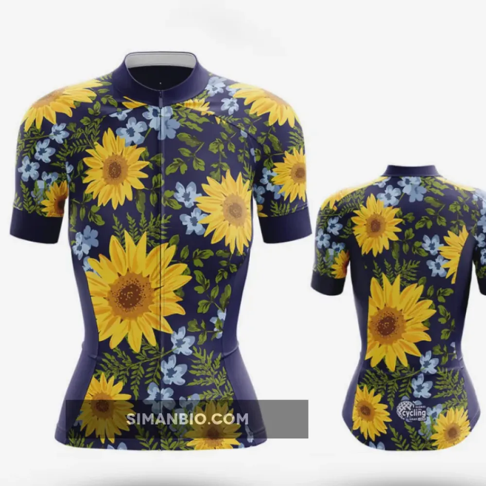 Sunflower - Women's Cycling Kit - Short Sleeve Jersey