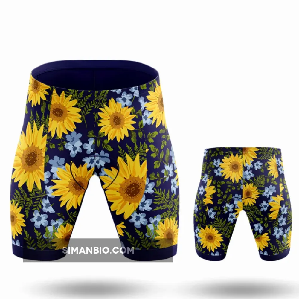 Sunflower - Women's Cycling Kit - Bike Shorts
