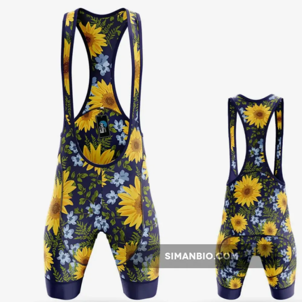 Sunflower - Women's Cycling Kit - Cycling Bibs