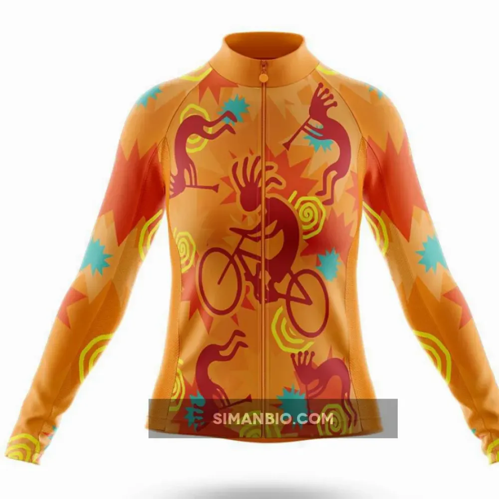 Kokopelli Cycling Jersey For Women / Long Sleeve Jersey Ver.2