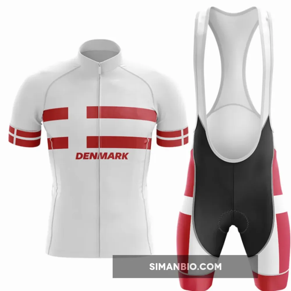 Denmark V4 Cycling Kit - Jersey   Bibs