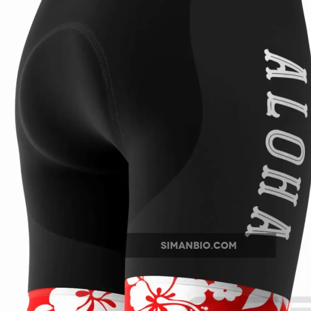 Women's Hawaiian Aloha Pro-Band Cycling Shorts