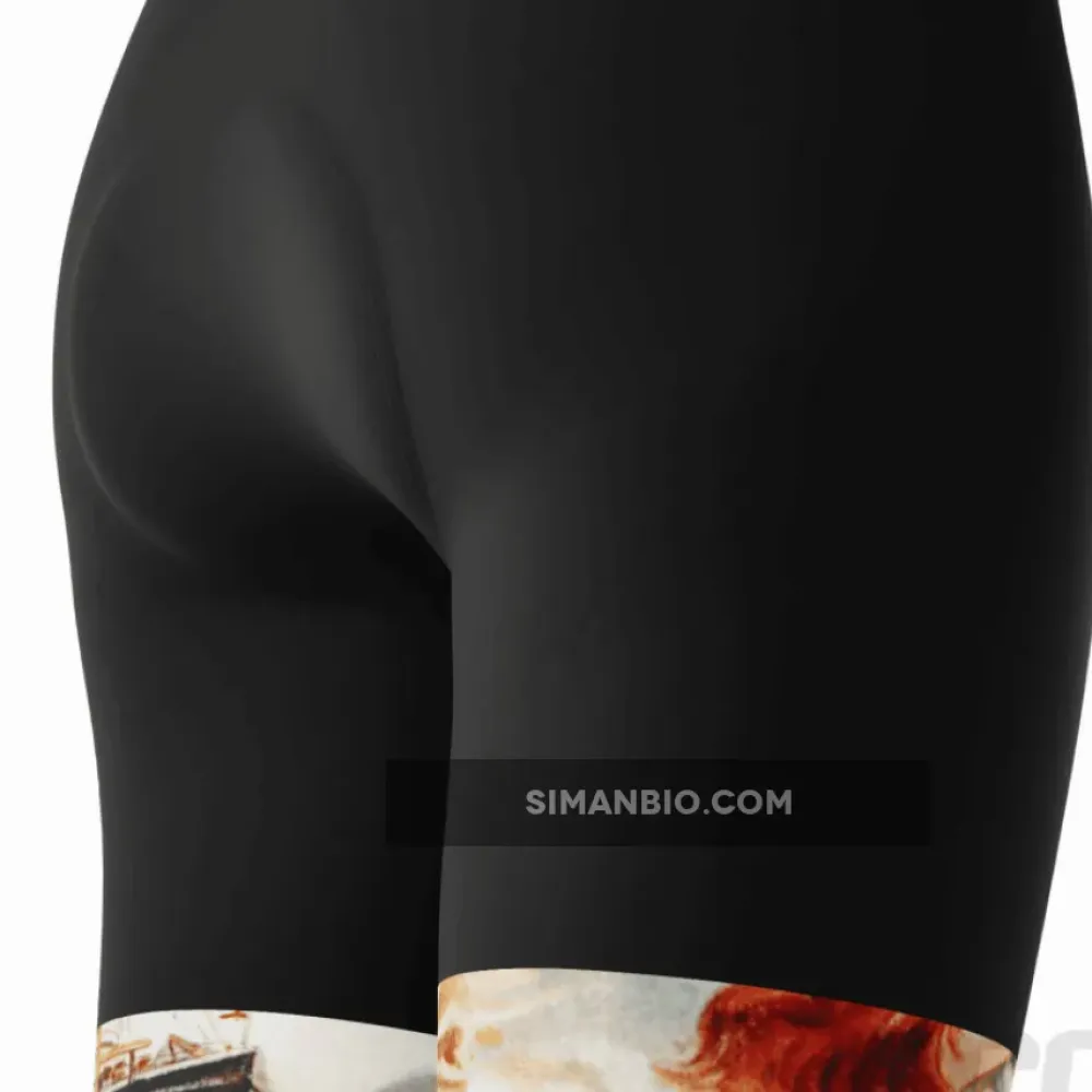 Women's The Mermaid Series 1 Gel Padded Cycling Shorts