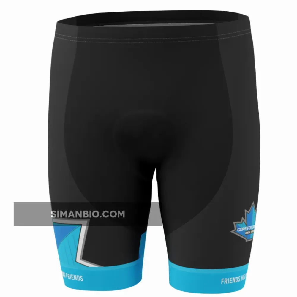 Men's Iron Team - Cops For Cancer Gel Padded Cycling Shorts