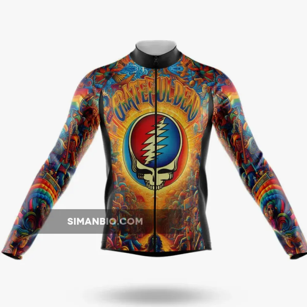 Grateful Dead Long Sleeve Cycling Jersey Only