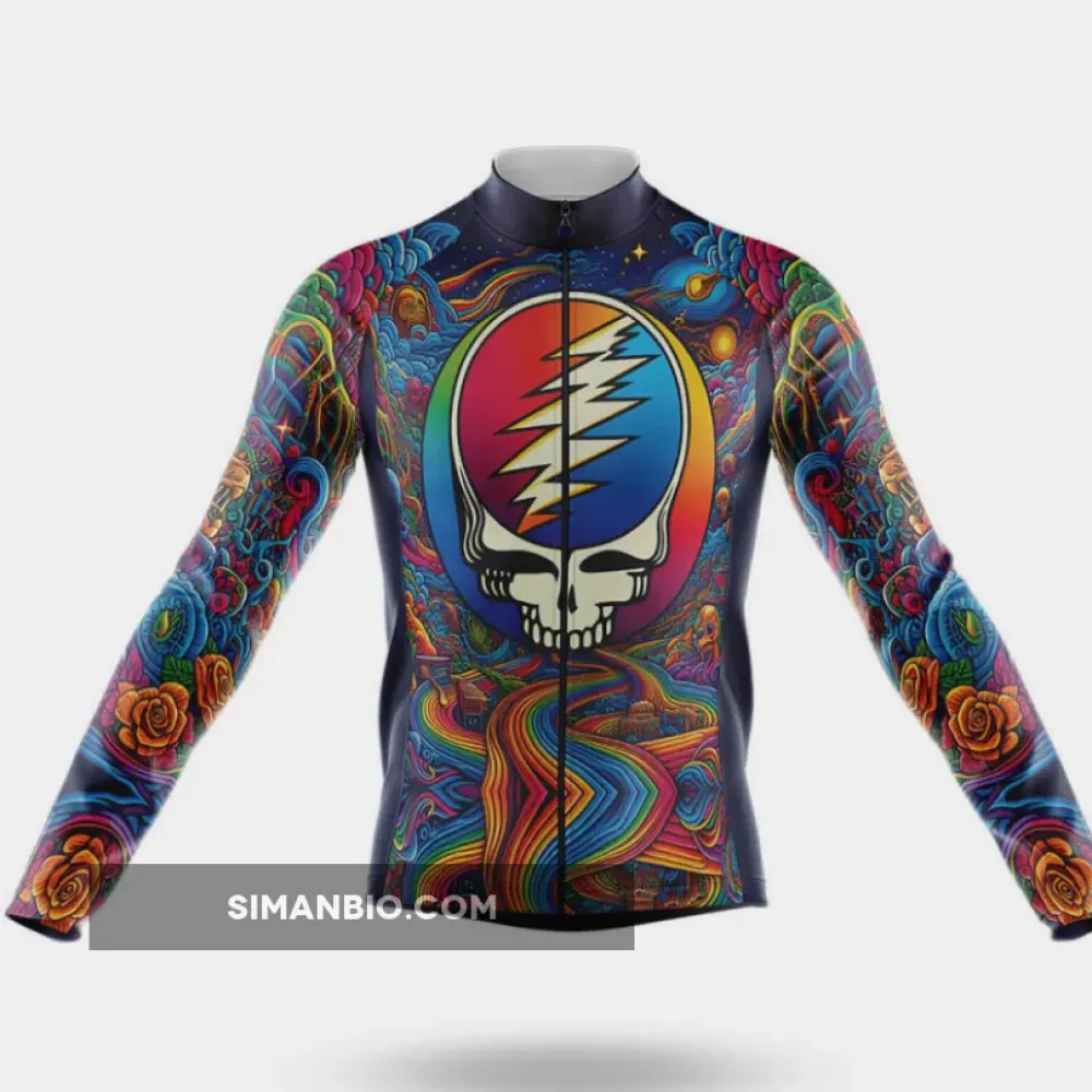 Grateful Dead Cycling Jersey- Long Sleeve Jersey / Ver.3