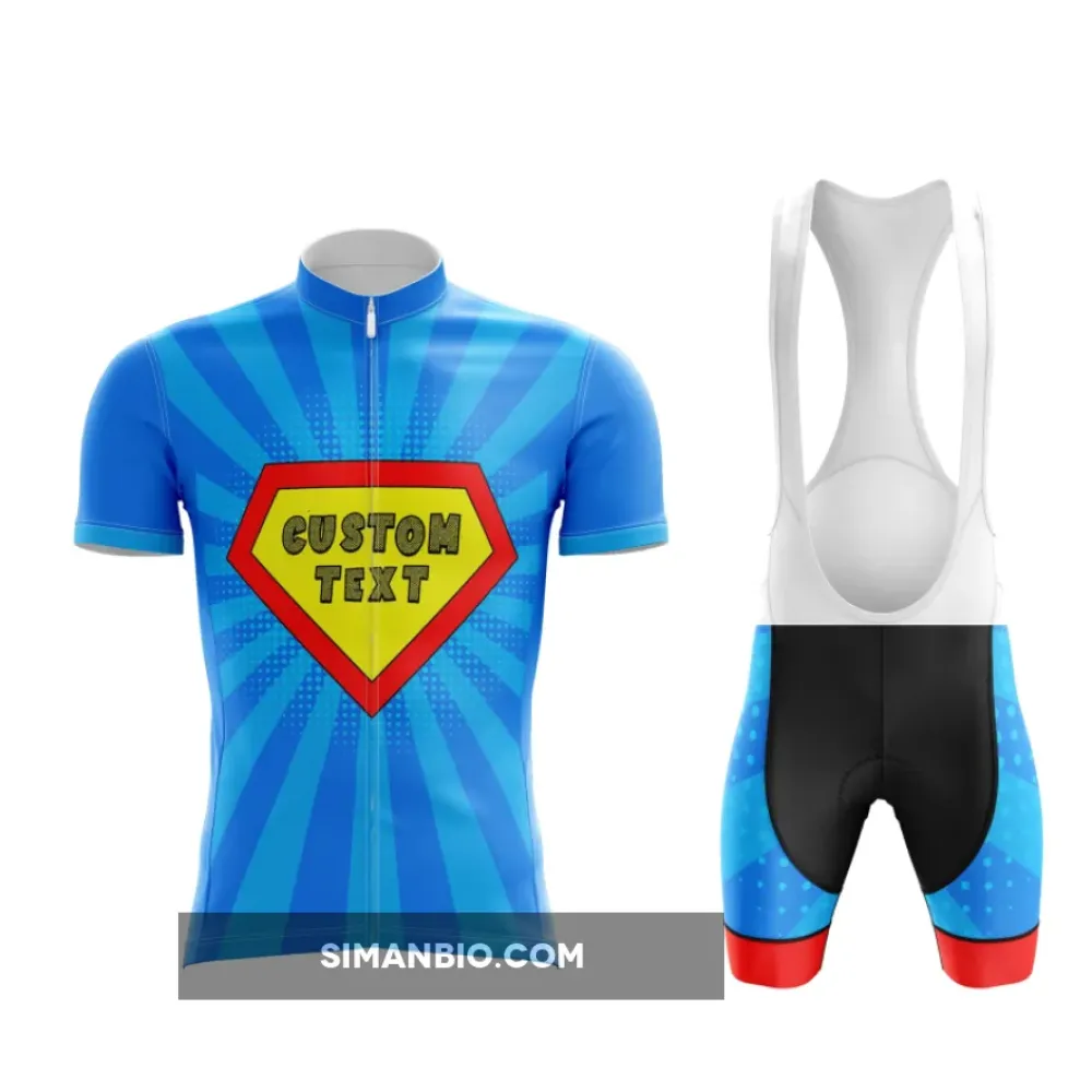 Superman Pop Art Custom Cycling Kit