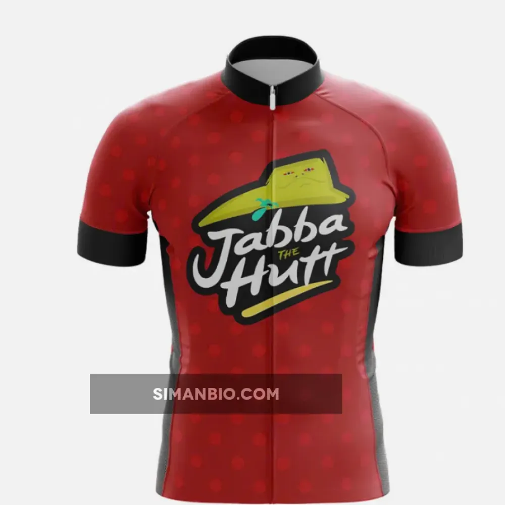 Red Jabba Hutt Custom Cycling Jersey Star Wars