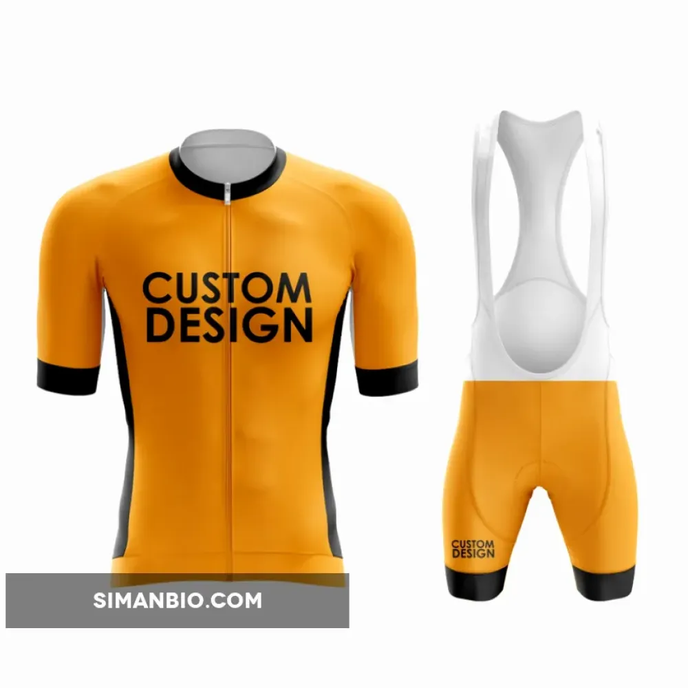 Sleek Yellow and White Triathlon Gear Kit