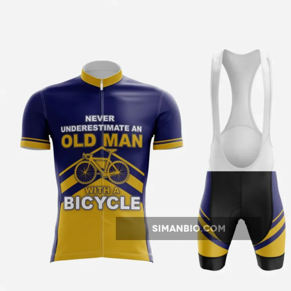 Vintage Charm  Gold and Purple Cycling Set