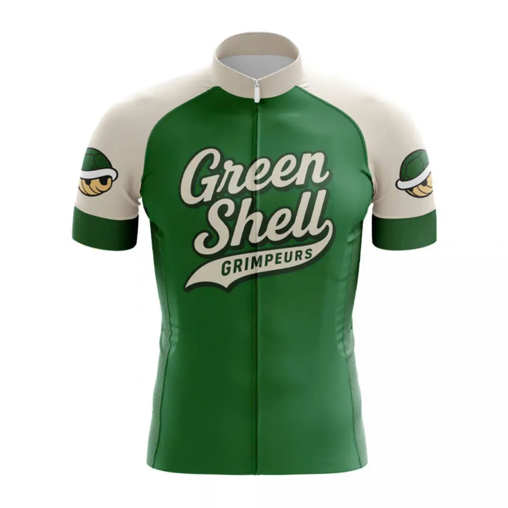 Green Shell Grimpeurs Cycling Jersey