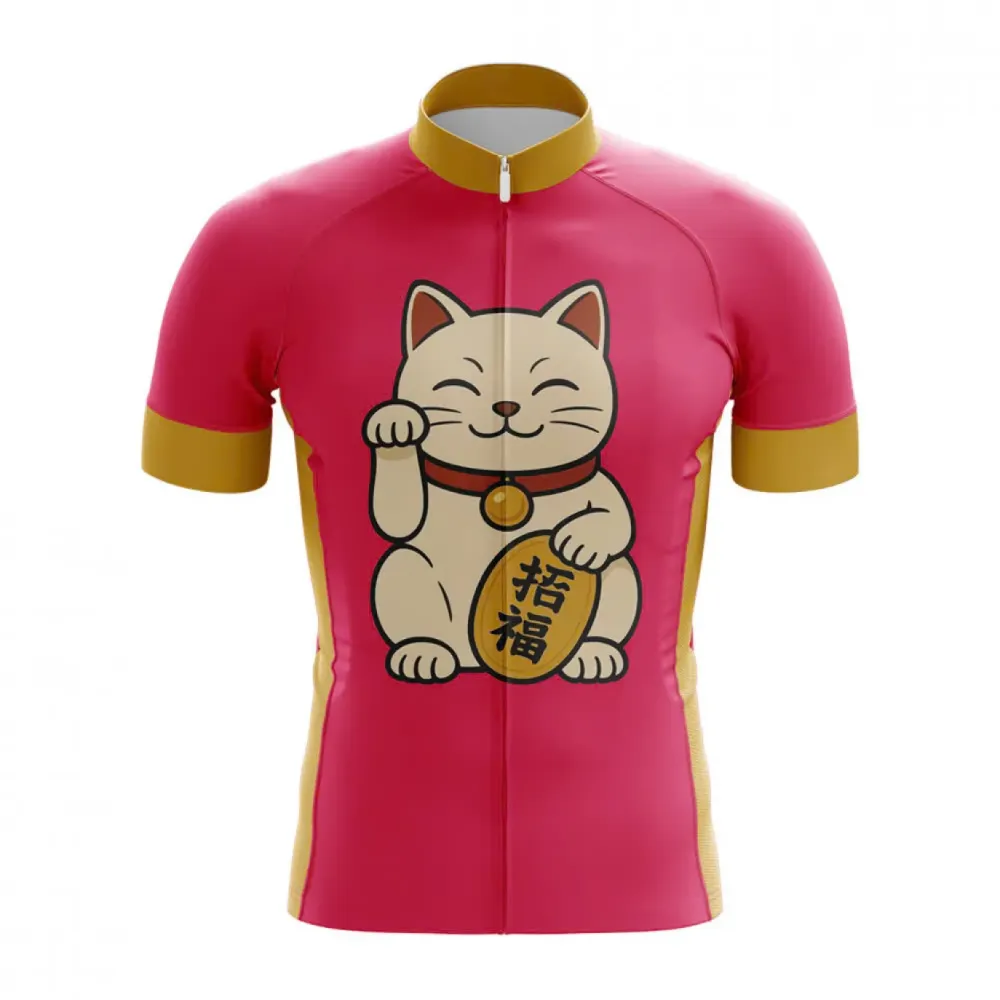Lucky Cat Maneki-Neko Cycling Jersey