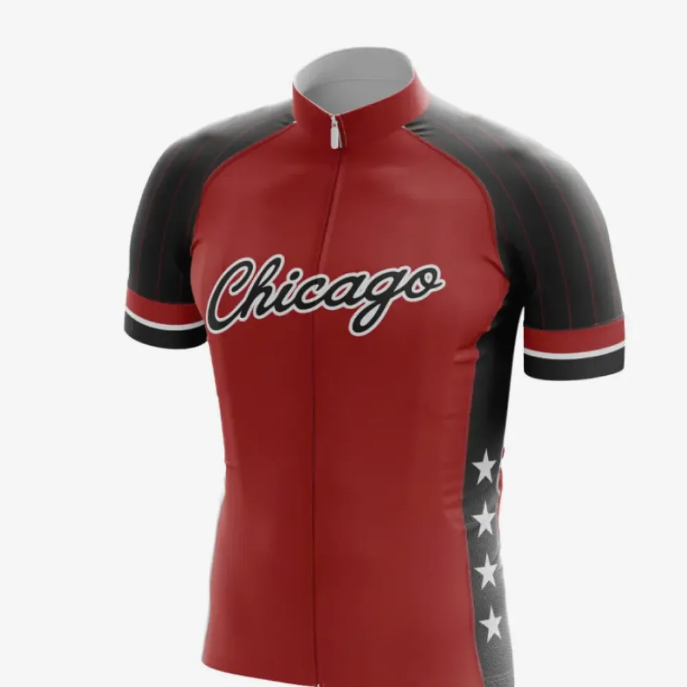 Chicago Bulls Inspired Cycling Jersey