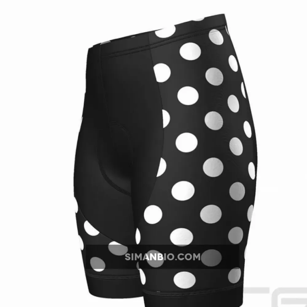 Women's Polka Dot Pro-Band Cycling Shorts