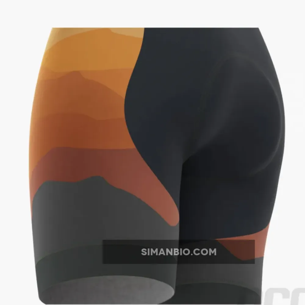Women's Ride Free Sunset Gel Padded Cycling Shorts