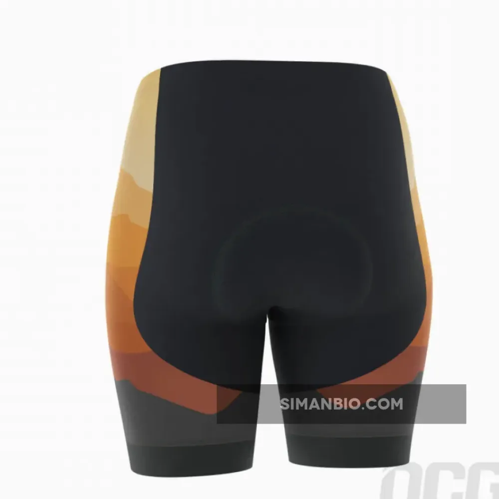 Women's Ride Free Sunset Gel Padded Cycling Shorts