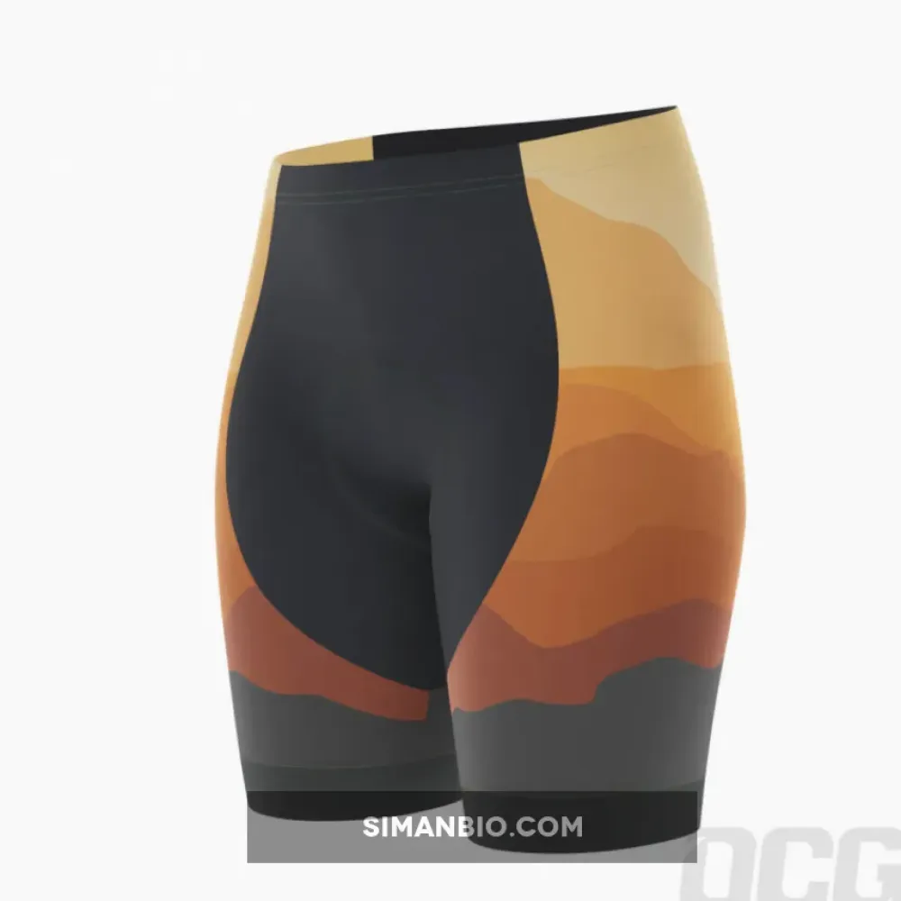 Women's Ride Free Sunset Gel Padded Cycling Shorts