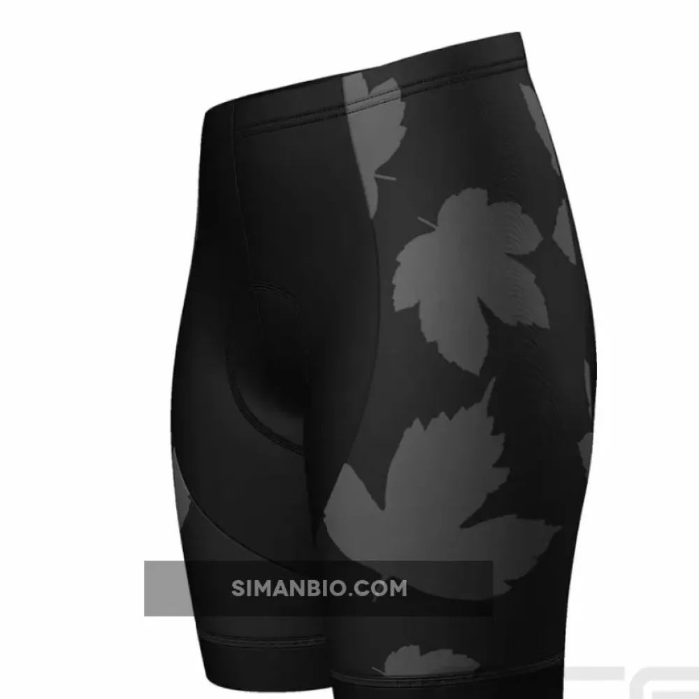 Women's Leaves Nature Pro-Band Cycling Shorts