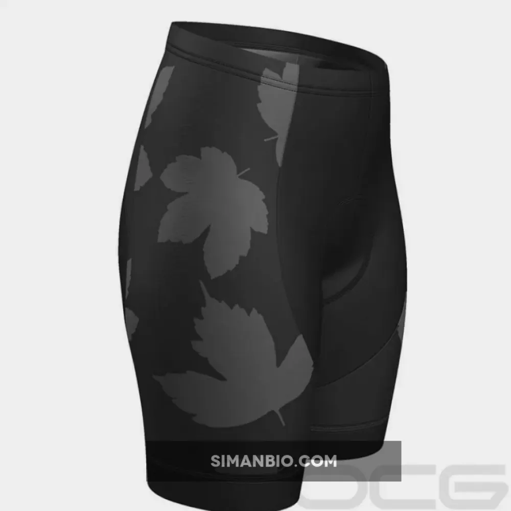 Women's Leaves Nature Pro-Band Cycling Shorts